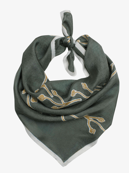AMINA CARRÉ LIMITED EDITION SILK SCARF - MENZER HAJIYEVA