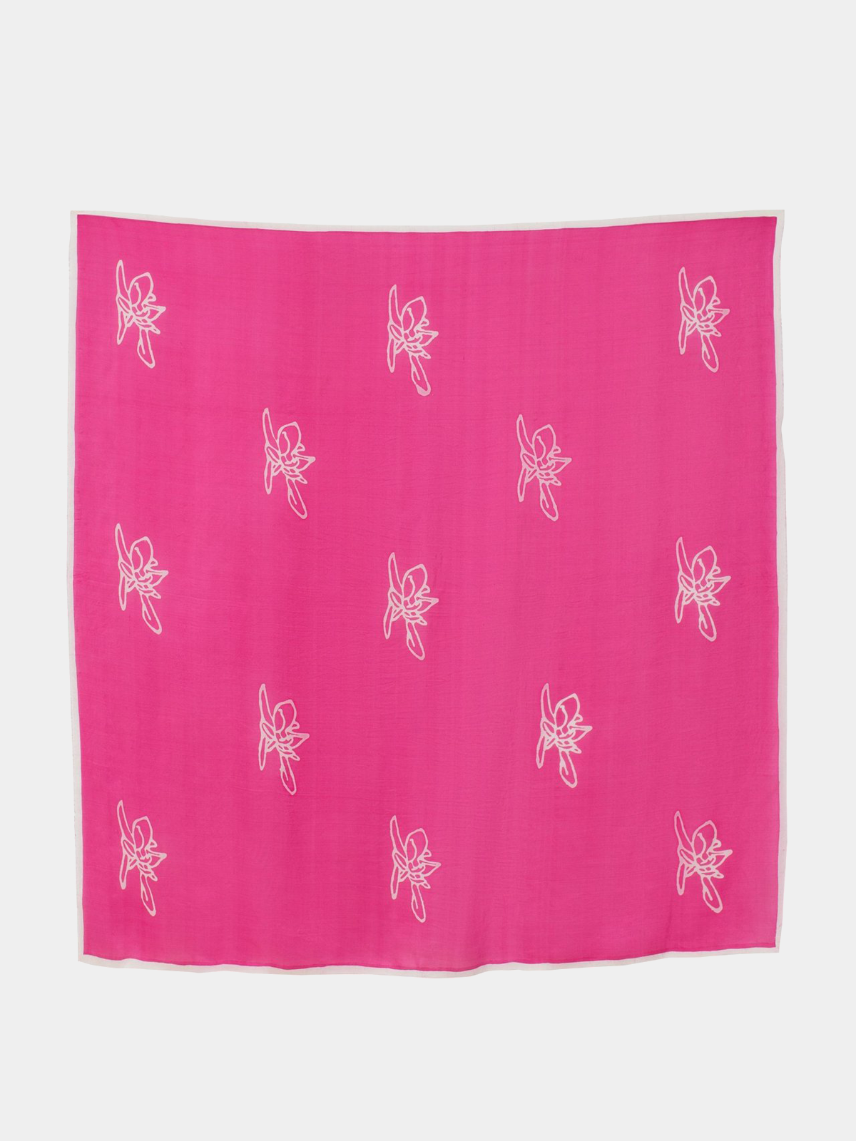 AZIZA 24 FRENCH ROSE SILK SCARF