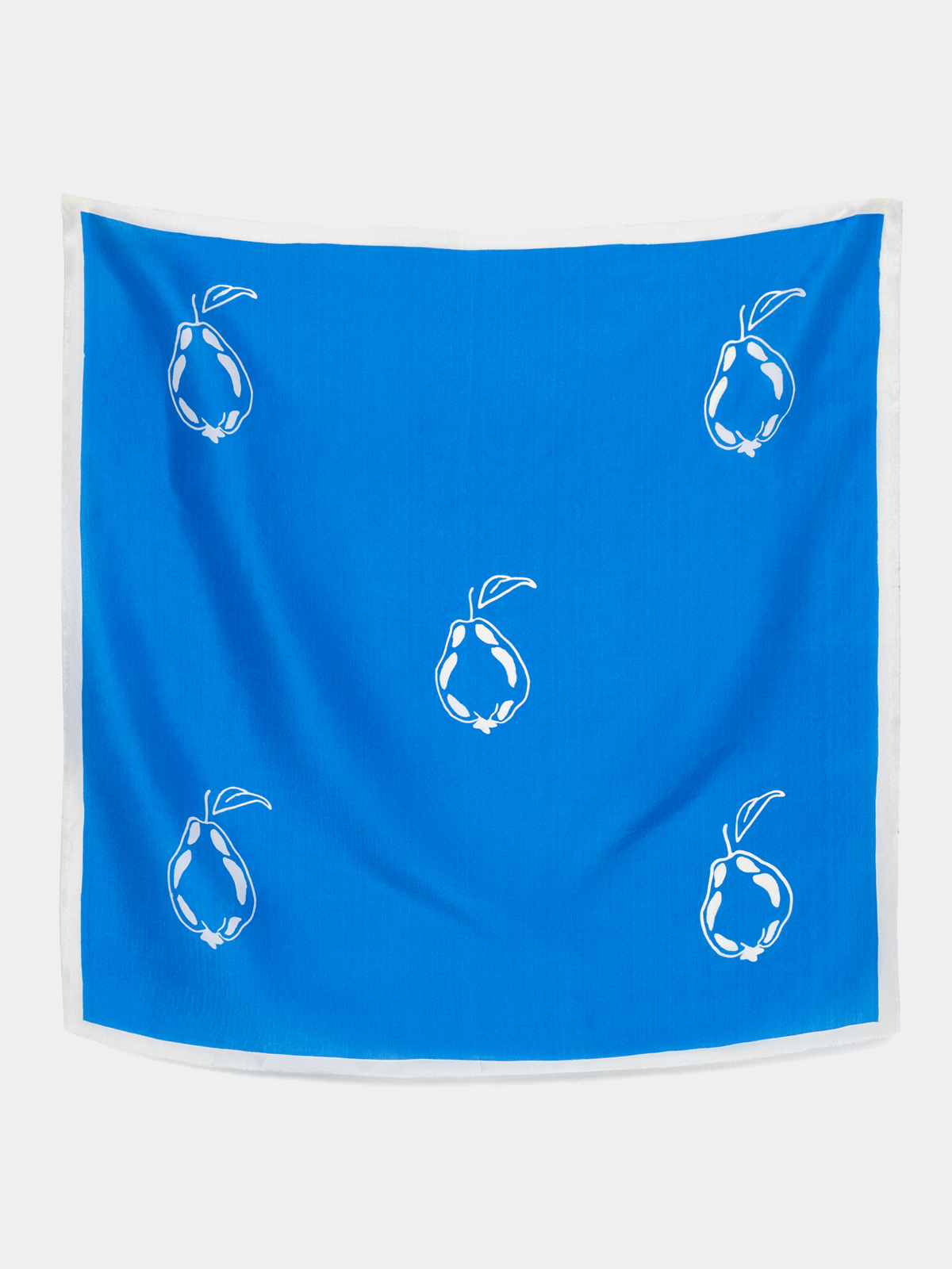 EVANNA CARRÉ BLEU DE FRANCE SILK SCARF
