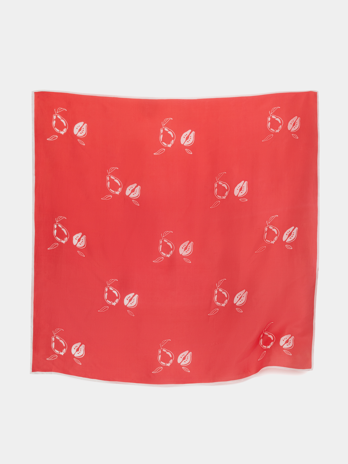 EVANNA CORAL SILK SCARF