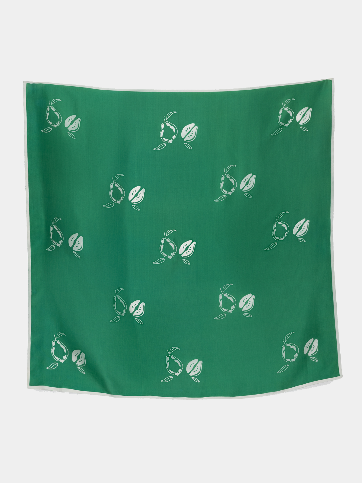 EVANNA GREEN SILK SCARF