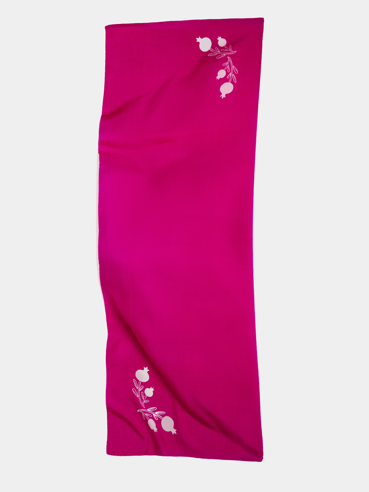 NARGILE RASPBERRY SILK SCARF