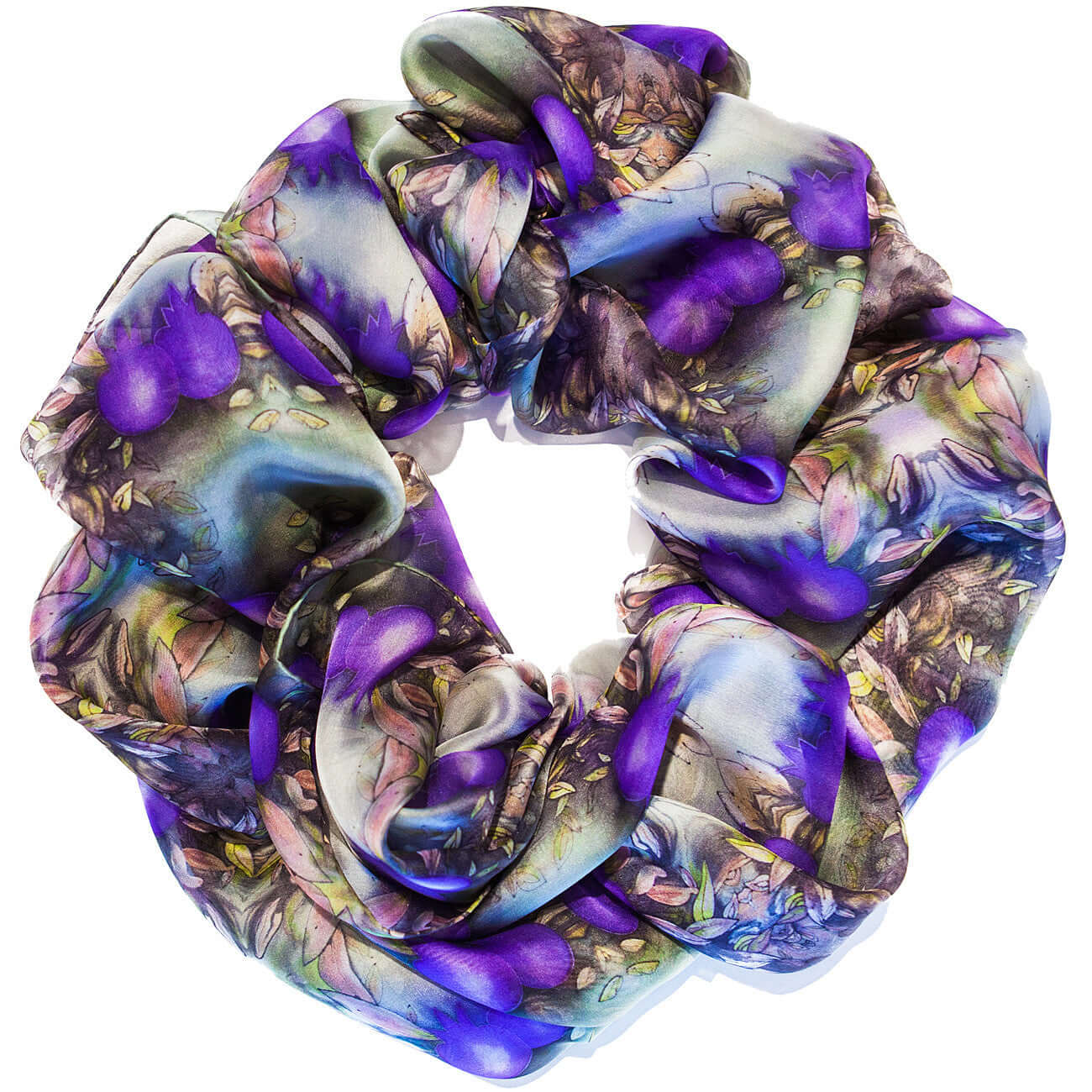 FARAH CHIFFON SILK SCARF - MENZER HAJIYEVA