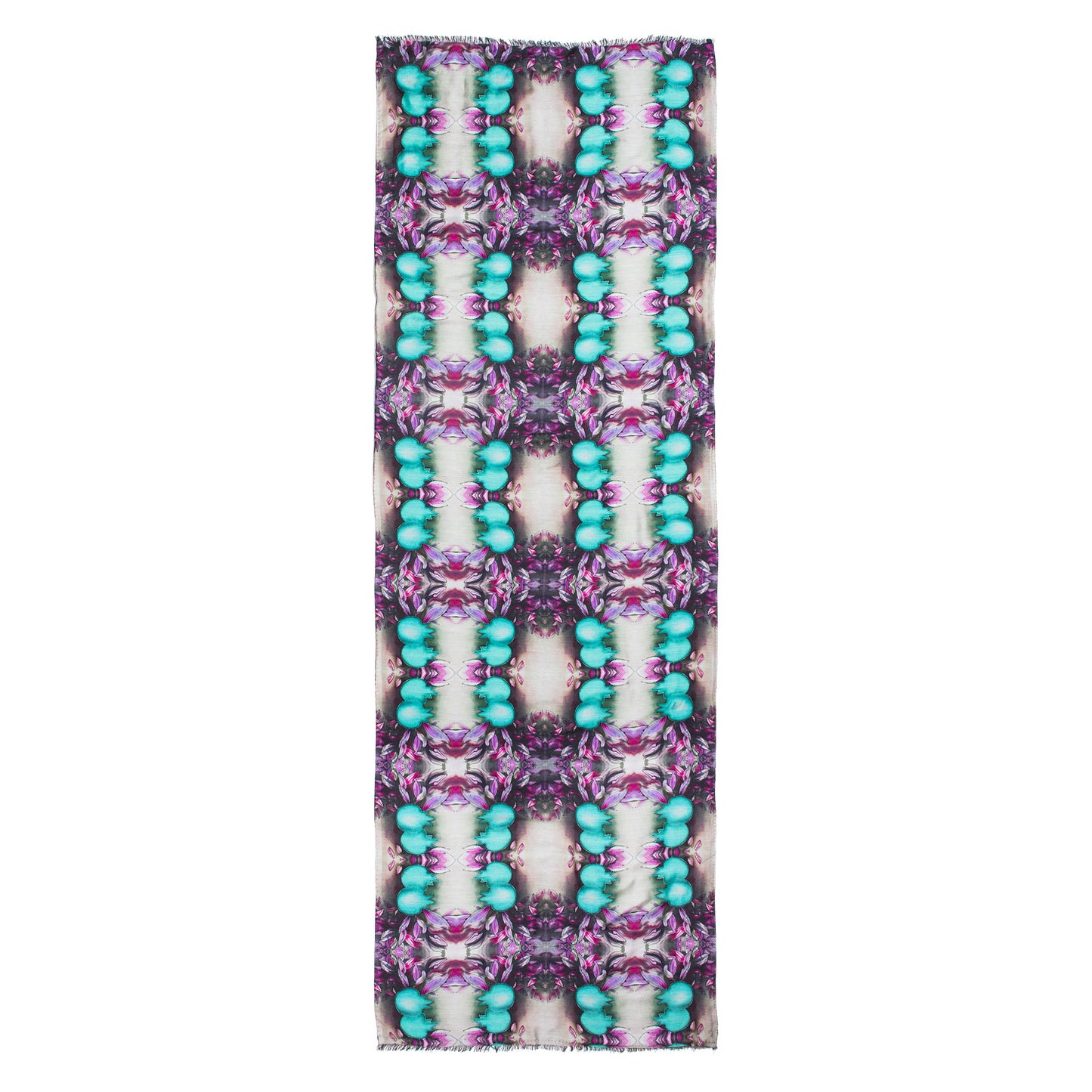 SELIN DOUBLE SIDED SILK SCARF - MENZER HAJIYEVA