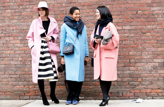 Street-style: шарфы на улицах столиц моды