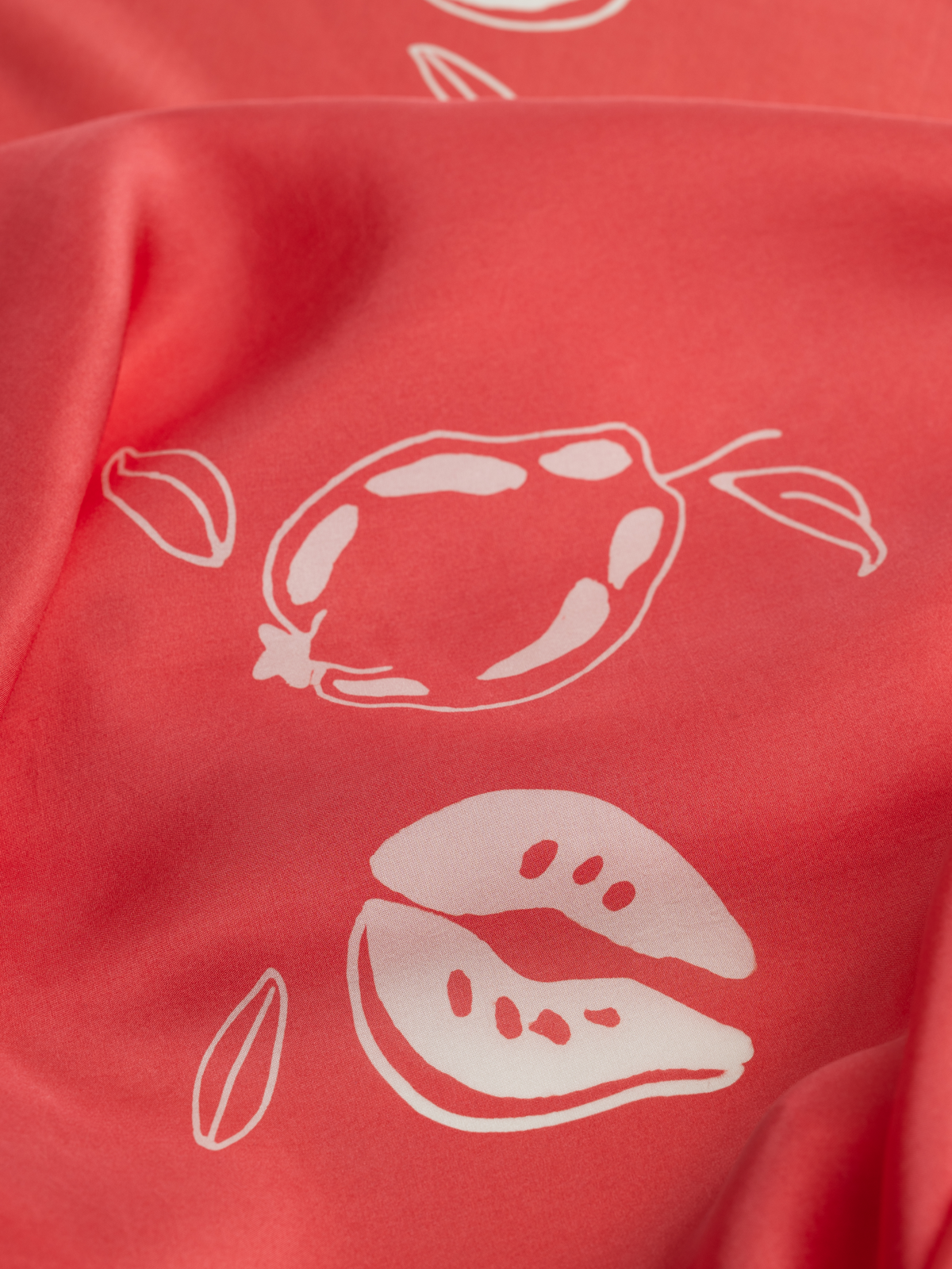 EVANNA CORAL SILK SCARF