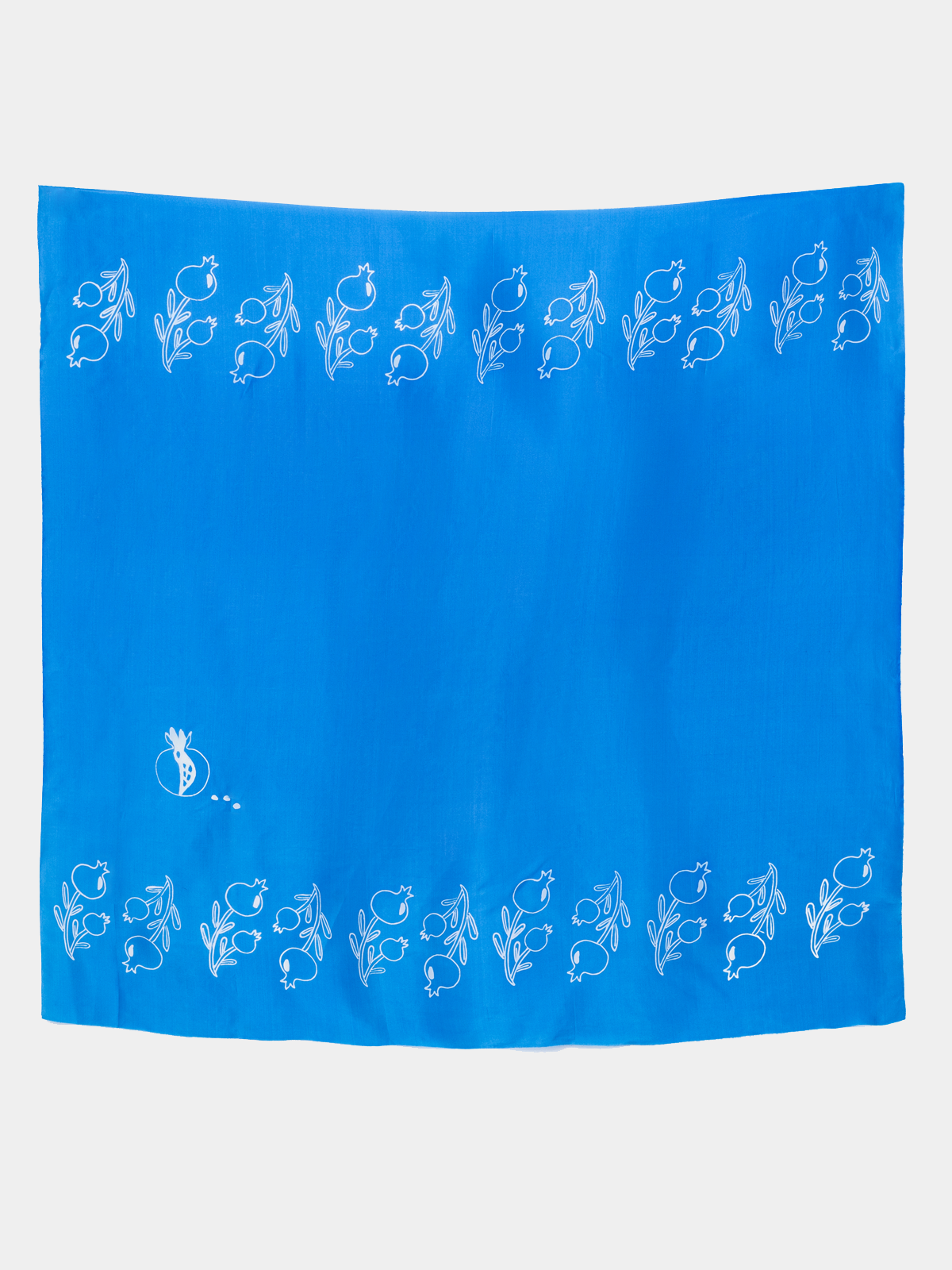 ZARANGIZ BLEU DE FRANCE SILK SCARF