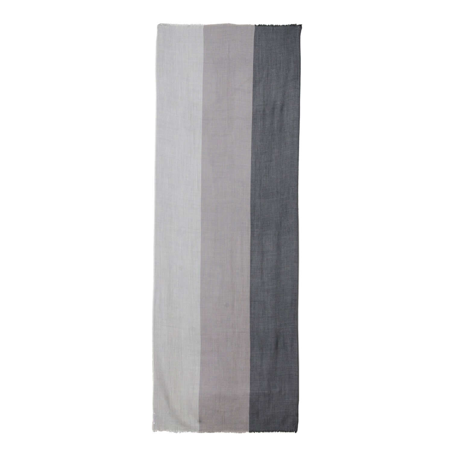 THREE-STRIPE WOOL SCARF - MENZER HAJIYEVA