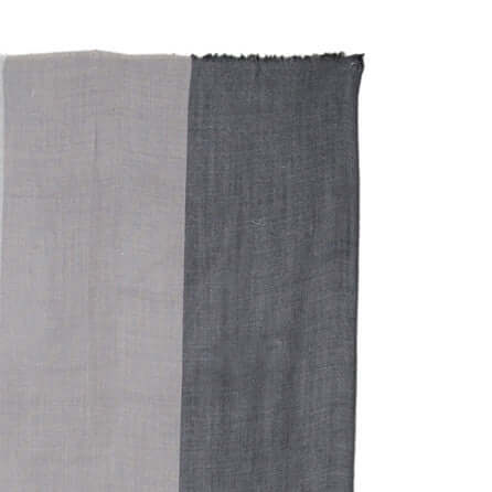 THREE-STRIPE WOOL SCARF - MENZER HAJIYEVA