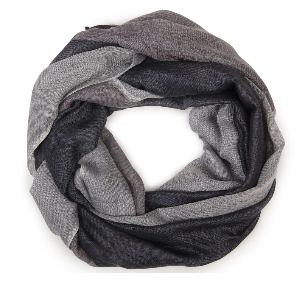 THREE-STRIPE WOOL SCARF - MENZER HAJIYEVA