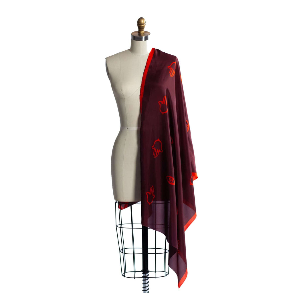 FATIMA RED&BORDEAUX - MENZER HAJIYEVA