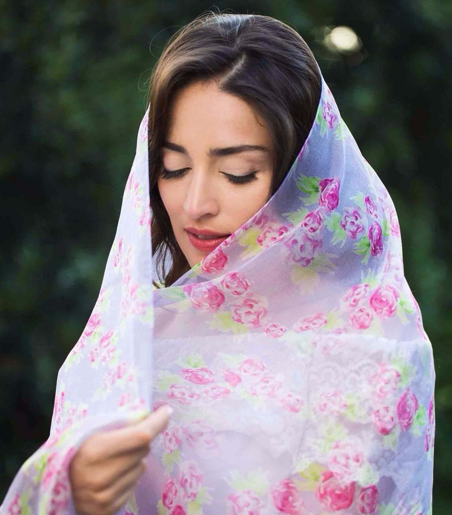 AMAL MOUSSELINE SCARF - MENZER HAJIYEVA