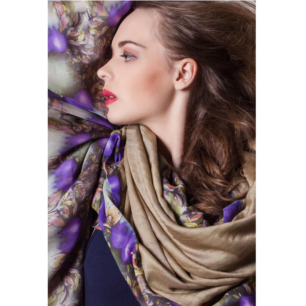 FARAH CASHMERE / SILK SCARF - MENZER HAJIYEVA