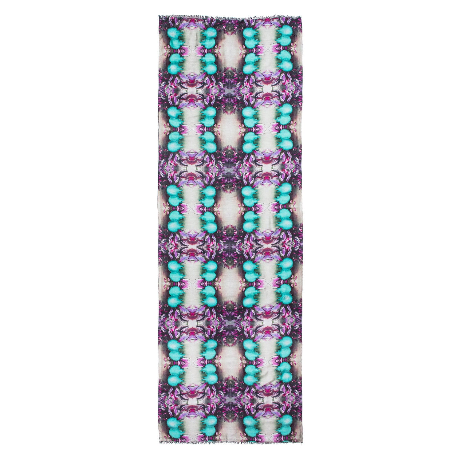 SELIN DOUBLE SIDED SILK SCARF - MENZER HAJIYEVA
