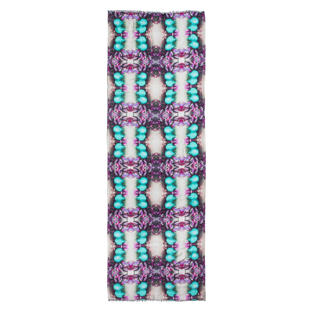 SELIN DOUBLE SIDED SILK SCARF - MENZER HAJIYEVA